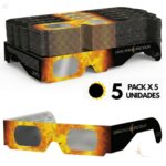 Gafas Eclipse Solar Homologadas Pack 5