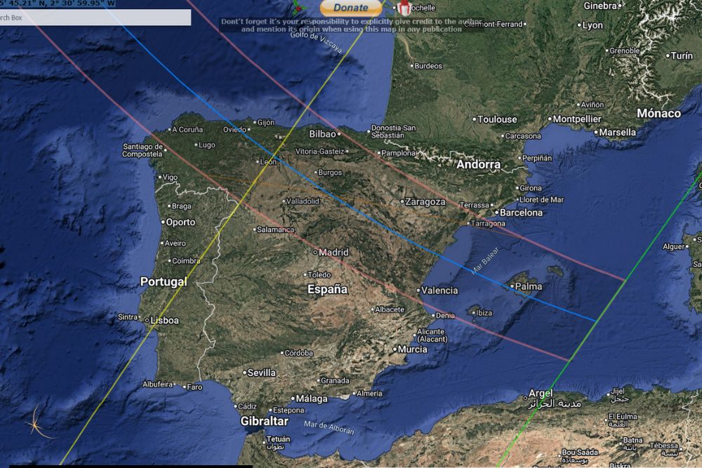 Gafas Eclipse Solar - Mapa Eclipse Solar Total España 12 Agosto 2026