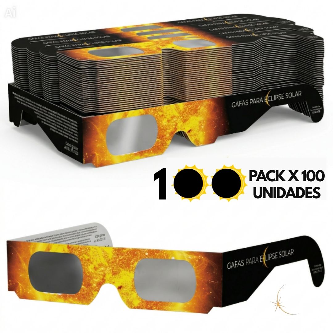 donde comprar gafas para eclipse solar pack 100