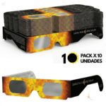gafas para ver eclipse solar Pack 10
