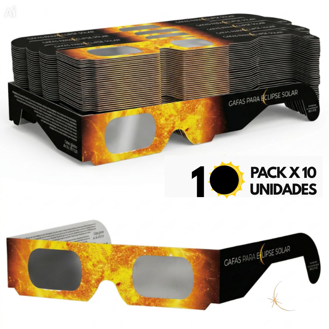 gafas para ver eclipse solar Pack 10