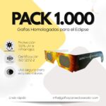 Dónde comprar gafas eclipse solar Pack 1000