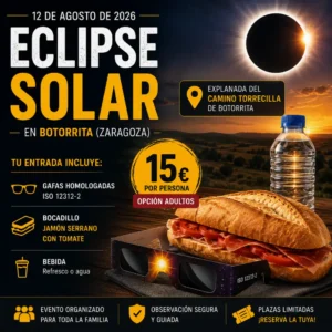 Entrada eclipse solar 2026 – Adulto
